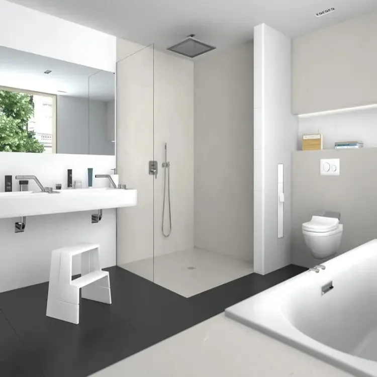 wedi I-Board Top, duş ve lavabo arkası kaplama