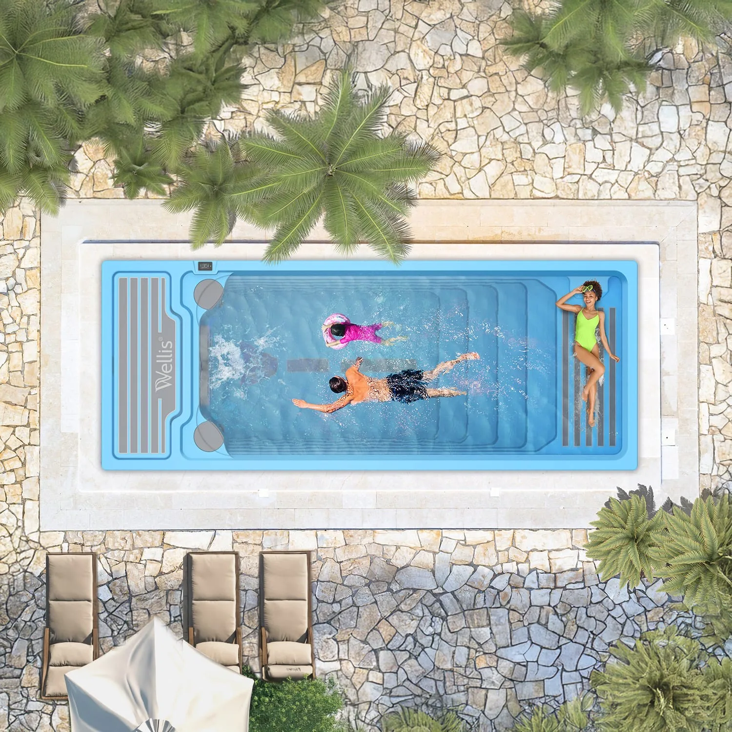 Wellis Beach Club Deluxe, havadan yüzme kullanımı