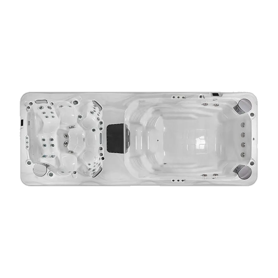 Wellis Rio Grande W-Flow swim spa, üstten karşı akıntı bölmesi